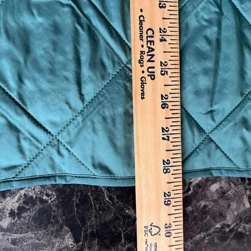 J Crew Men's Quilted Walker‎ Green Vest